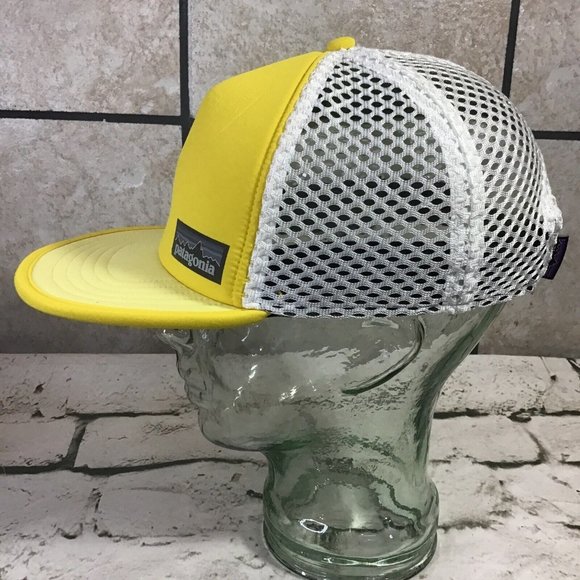 Patagonia Yellow Hat Mesh Back Adjustable Ball Cap - Picture 4 of 7